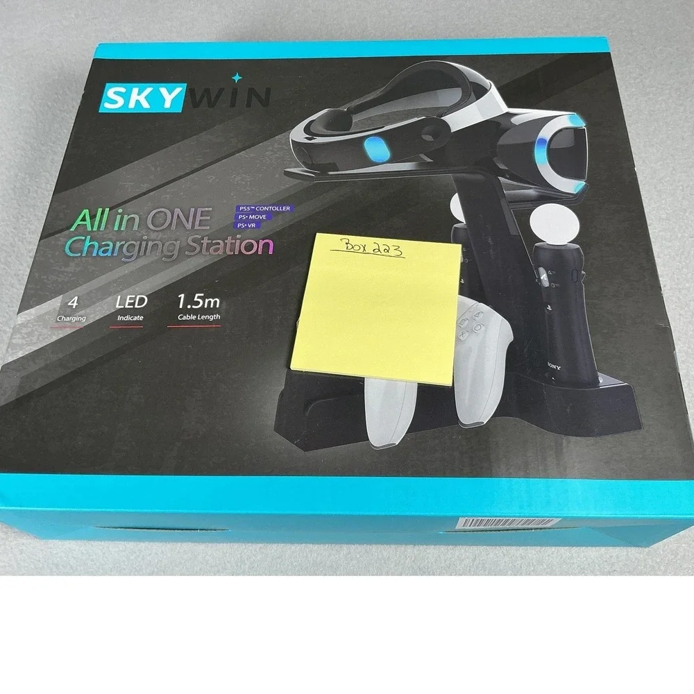 Skywin PSVR Charging Station PS5 Controller Stand Dock All in One NEW